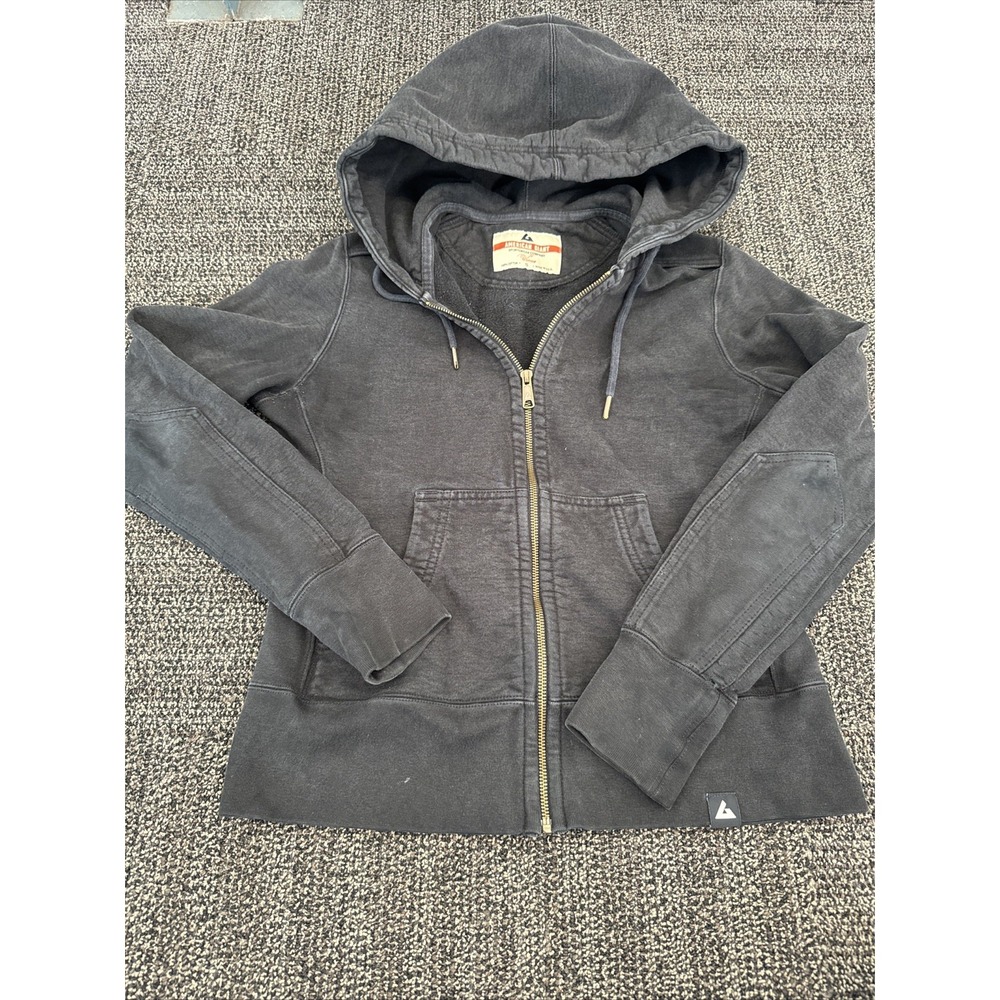American‎ Giant Sweatshirt Women's Size Small Black Full Zip Hoodie Heavyweight